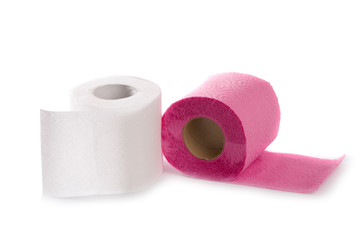 two toilet paper rolls