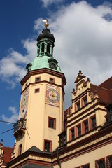 Obraz premium detail altes rathaus leipzig