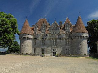 Fototapeta na wymiar Castle Monbazillac, Dordogne, Akwitania