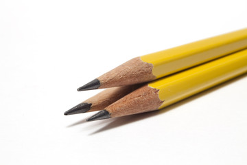 Obraz premium Classic School Pencils Close Up