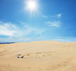 Fototapeta na wymiar In desert