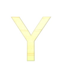 Fototapeta premium Buchstabe Y