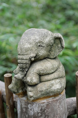 Fototapeta na wymiar Elephant statue