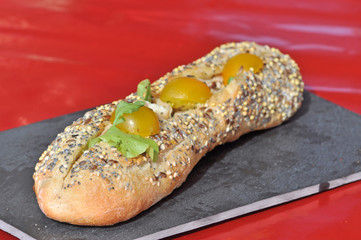 sandwich et pain aux céréales