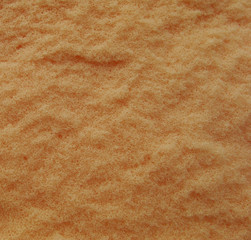 close view of orange industrial foam substance