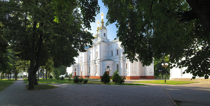 St. Assumption Cathedral at Cathedral Square in Poltava