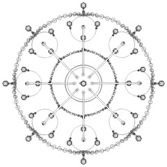 Luster Chandelier Bases Vector 37