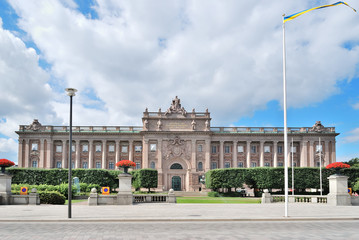 Fototapeta premium Stockholm, Riksdag
