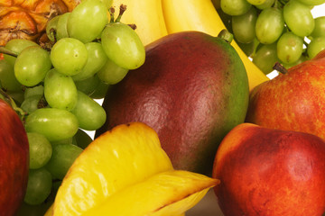 Assortment of exotic fruits