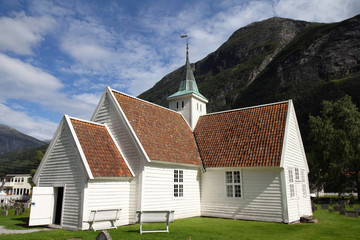 Norway - church in Olden