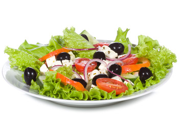 salad with vegetables