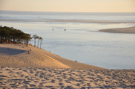 coucher de soleil sur la dune du pyla 12