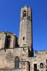 Fototapeta na wymiar Tower of cathedral