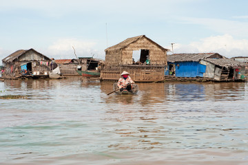 Fishing village Tonle Sap - Cambodia