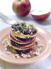 Beet and feta appetizer