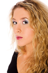 Naklejka premium young woman