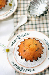 banana chocolate muffin