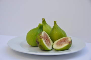 Figs isolated in a white background