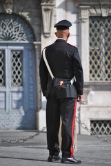 Carabiniere in uniforme
