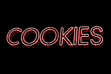 Cookies neon sign