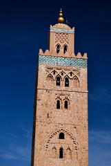 Fototapeta premium Minaret de la Koutoubia à Marrakech