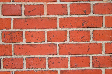れんが(煉瓦)の古い壁