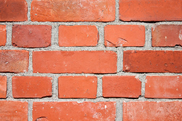 れんが(煉瓦)の古い壁