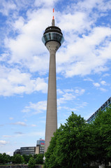 Obraz premium Fernsehturm - Düsseldorf, Germany