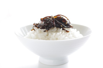 Sesame seaweed  on rice