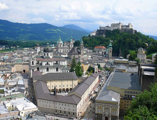 Obraz premium Salzburg 00 Panorama