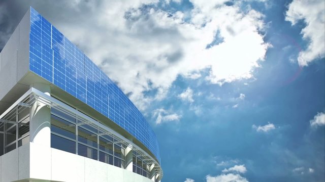 Solar energy supply in public architecture