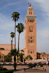 Obraz premium Vue sur la Koutoubia à Marrakech