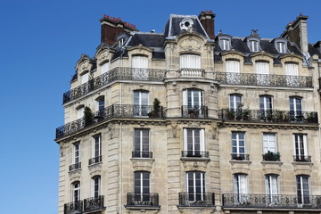 Fototapeta na wymiar Pariser Bürgerhaus