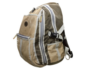 backpack isolated on a white background