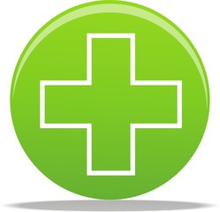 Obraz premium bouton pharmacie