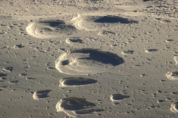 Fototapeta na wymiar lunar terrain