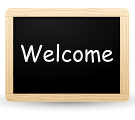 Obraz premium welcome board