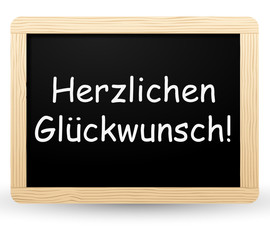 Obraz premium herzlichen glueckwunsch board