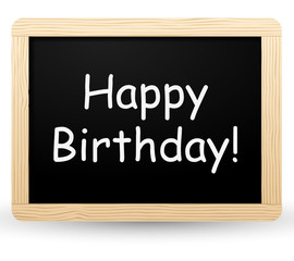 Obraz premium happy birthday board