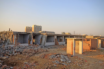 city demolition site
