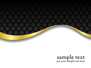 Black and gold business background