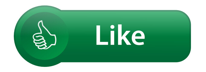 LIKE Web Button (buzz share e-mail friends love social network)