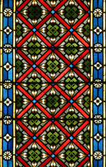 Stained glass in Zagreb cathedral