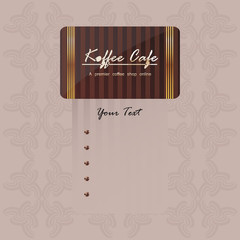Vector coffee menu