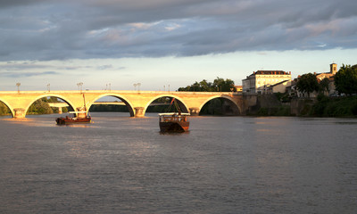 Bateaux sur la Dordogne