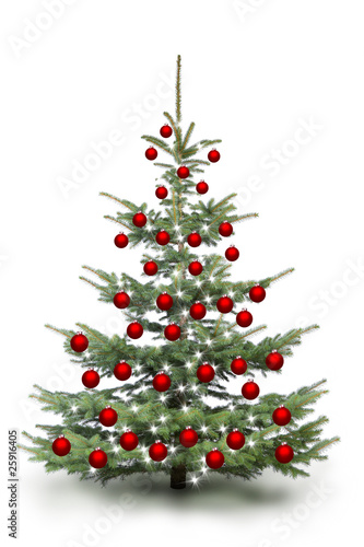 quot weihnachtsbaum mit roten kugeln quot stockfotos und quot weihnachtsbaum mit roten kugeln quot stockfotos und