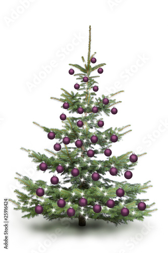 quot weihnachtsbaum mit violetten kugeln quot stockfotos und quot weihnachtsbaum mit violetten kugeln quot stockfotos und