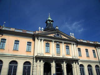 Fototapeta premium The building of Swedish Academy in Stockholm