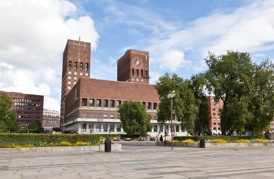 Oslo City Hall in central Oslo