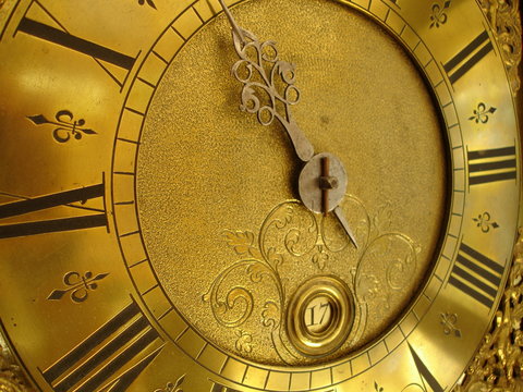 Antique Brass Clockface